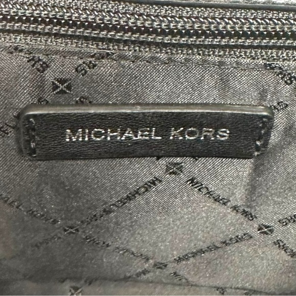 NWT MICHAEL KORS Serena Black Quilted Crossbody Bag - Picture 7 of 13